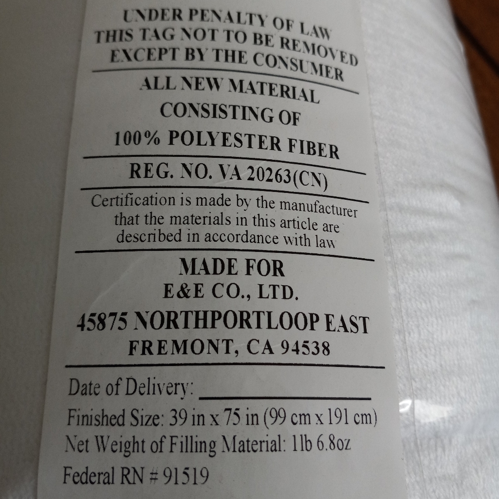 MADISON PARK MATTRESS PAD NEW SIZE TWIN $25 - Picture 4 of 5